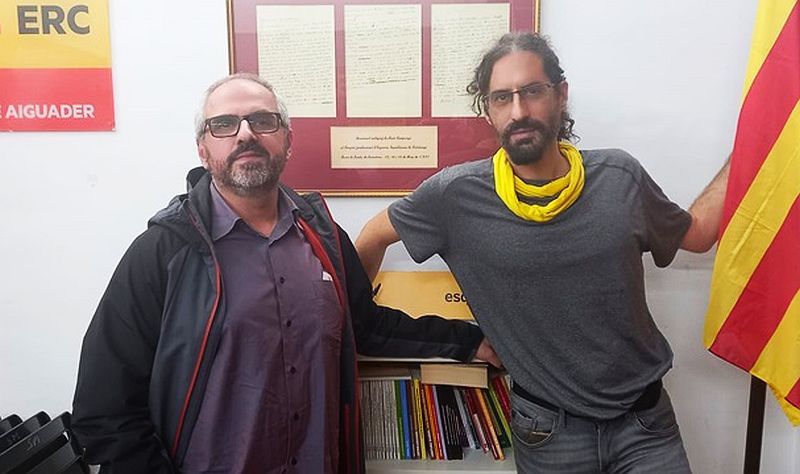 Francesc Almacelles i Francesc Braut | Foto: ERC Sants-Montjuïc.